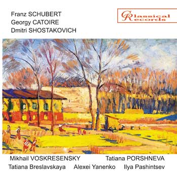 CR-180. Mikhail Voskresensky. Schubert, Catoire, Shostakovich